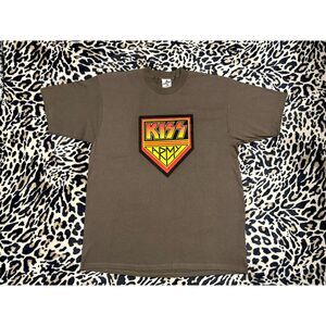 Vintage 1996 KISS Army Band Tee XL - USA Made Cronies Tag